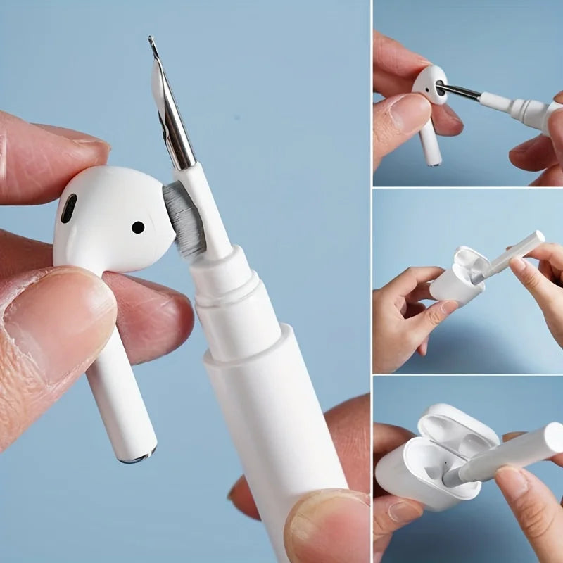 Bluetooth Earbuds Cleaning Pen Multipurpose Earphone Case Dust Brush