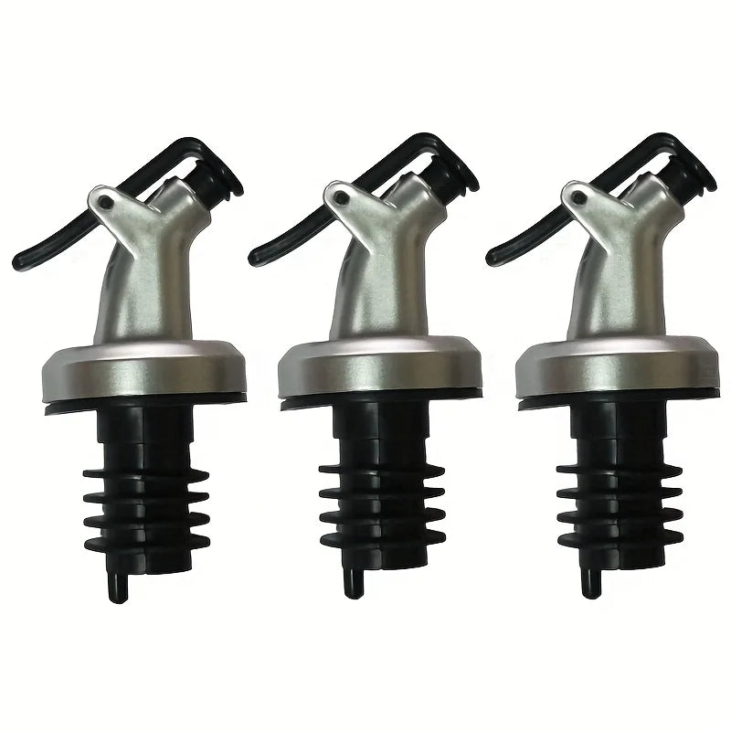 12PCS Oil Bottle Stopper Leakproof Pour Spout Kitchen Vinegar Dispenser - 12