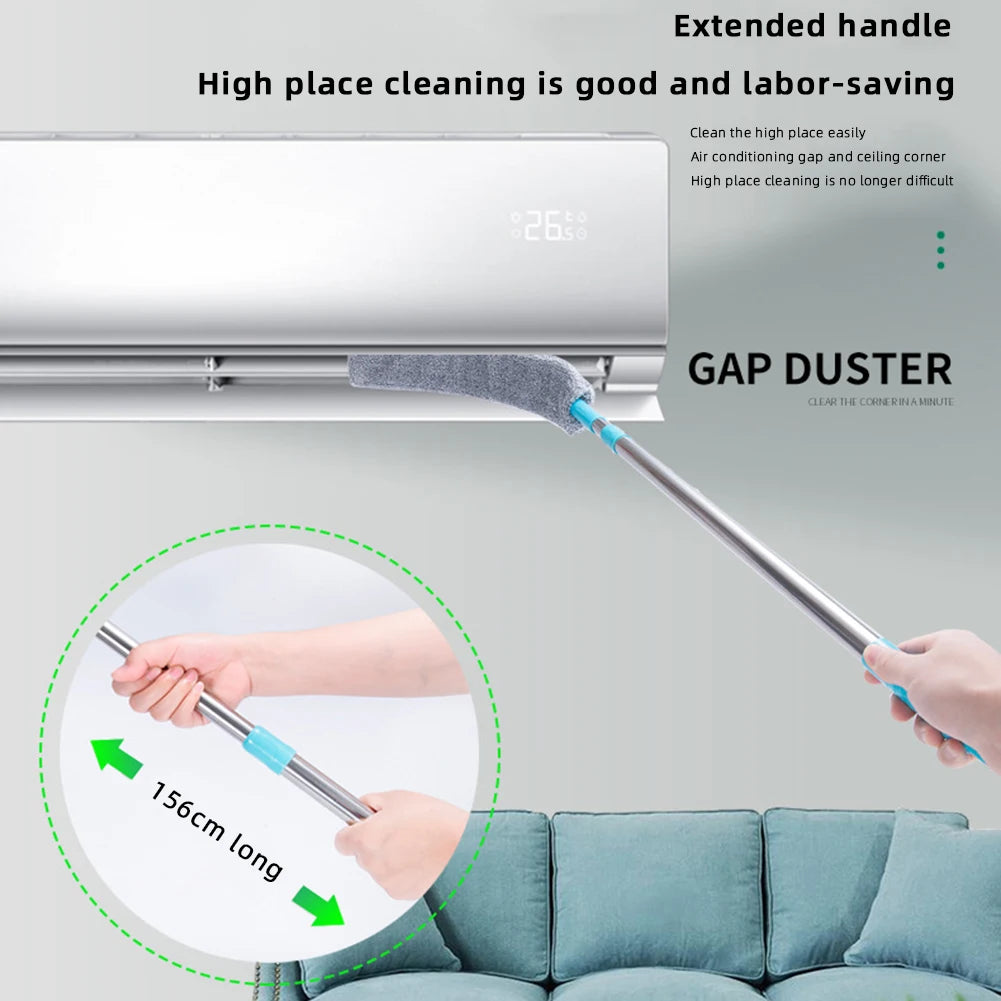 Telescopic Gap Dust Duster Long Handle Microfiber Cleaning Mop
