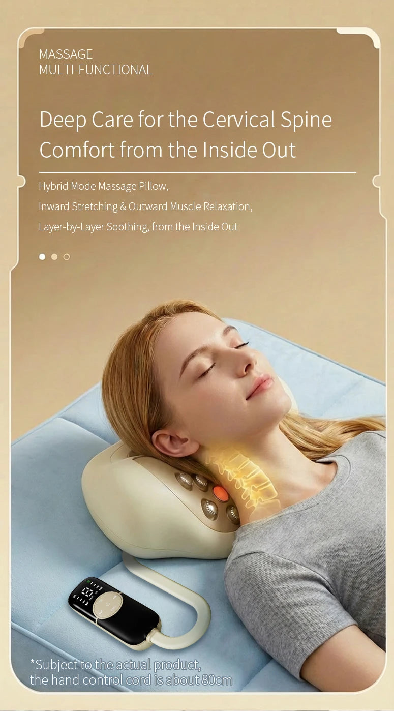 4 in 1 Neck Massager Pillow and Cervical Traction Device - 11