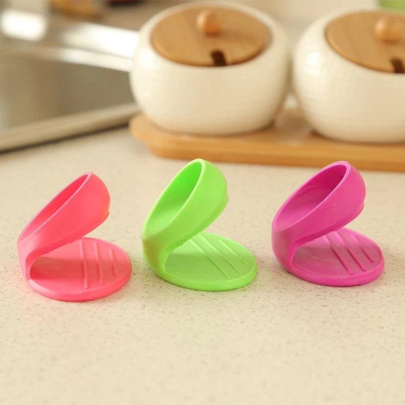 Silicone Finger Covers Heat Resistant Oven Mitts Kitchen Grips 2 Pack - 7