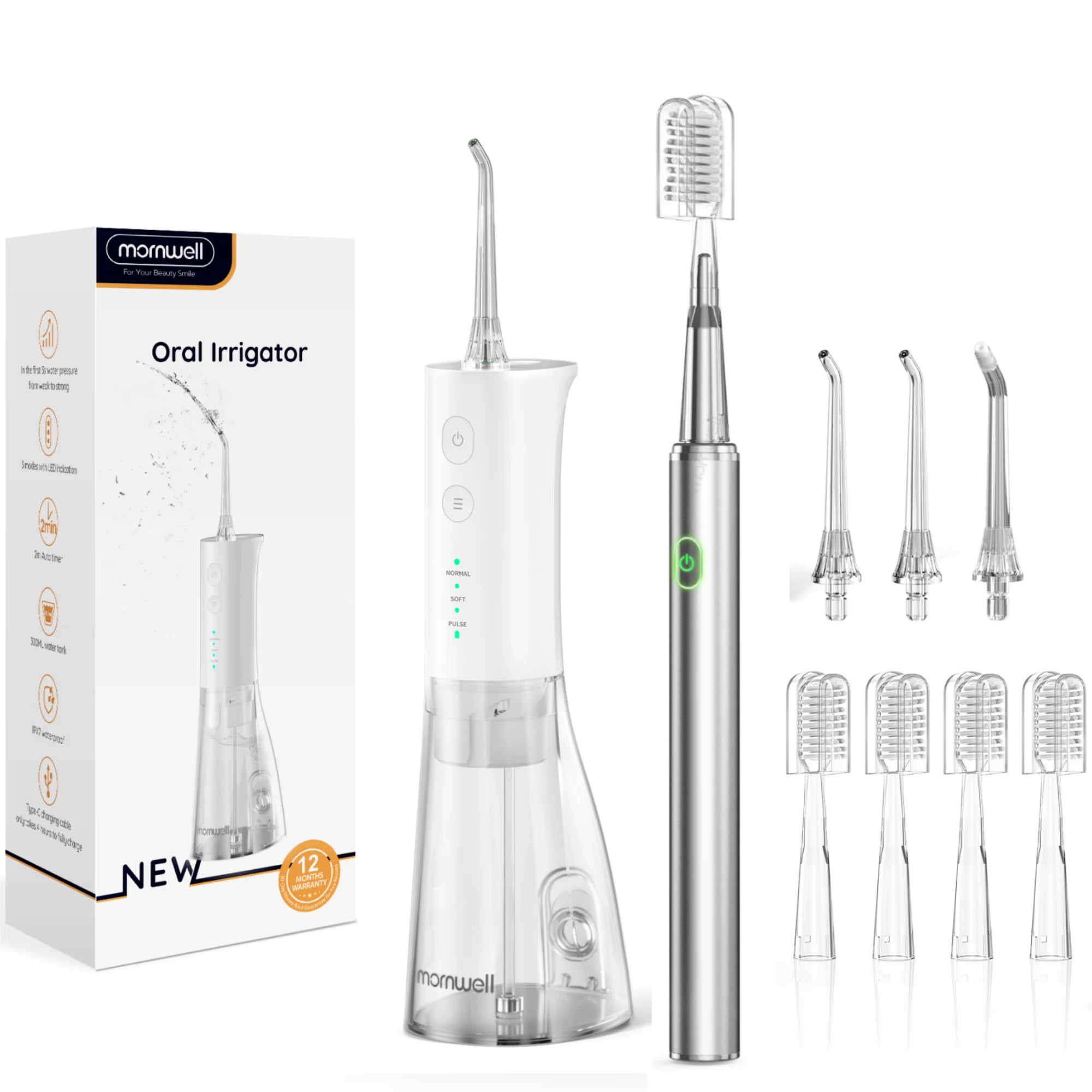 Water Flosser and Sonic Electric Toothbrush Combo Kit - 22