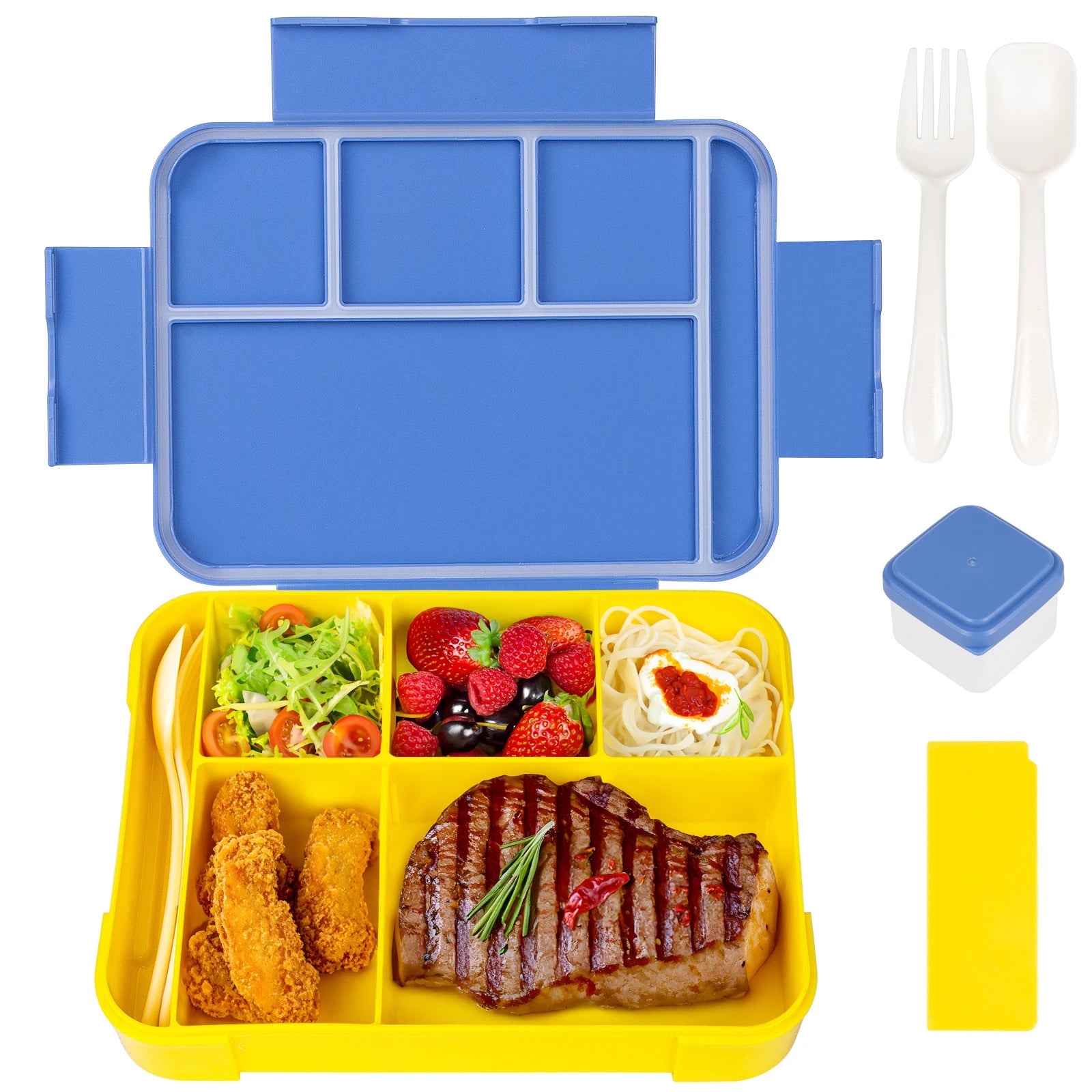 YOCITY Kids Bento Lunch Box Leakproof Divided Food Container for School - 11