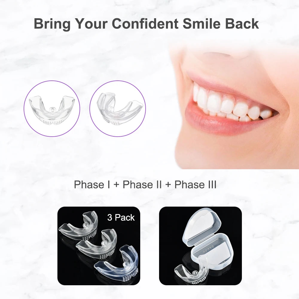 3 Stages Dental Braces Teeth Trainer Alignment Mouthpiece