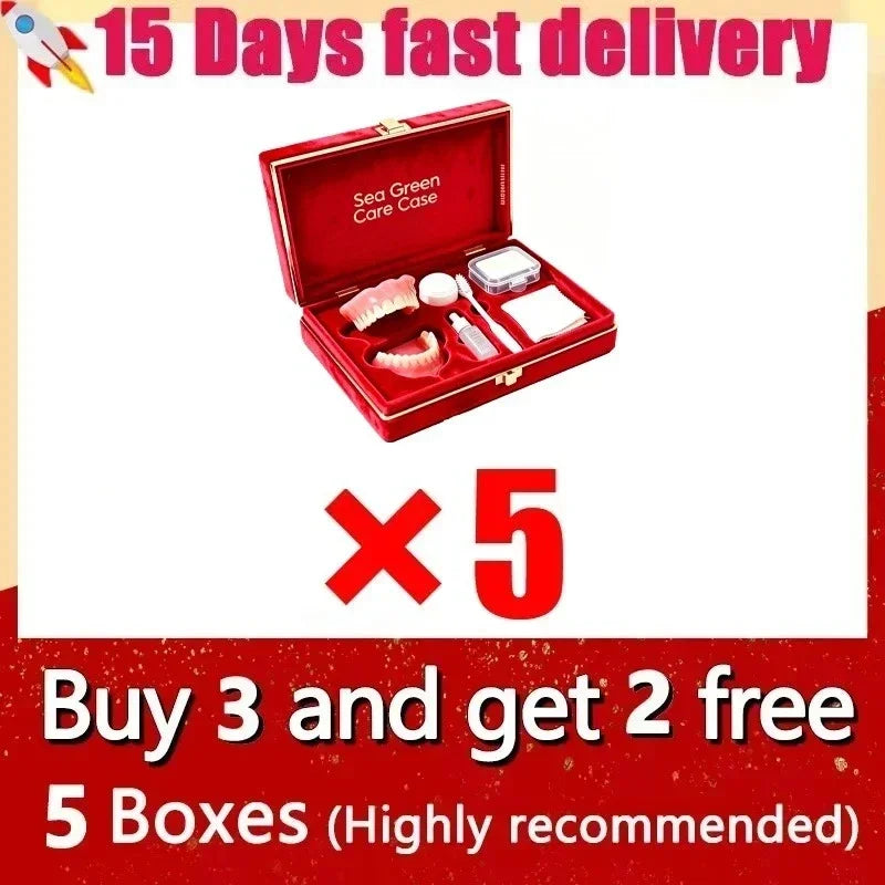 Silicone Dentures Full Mouth False Teeth Set