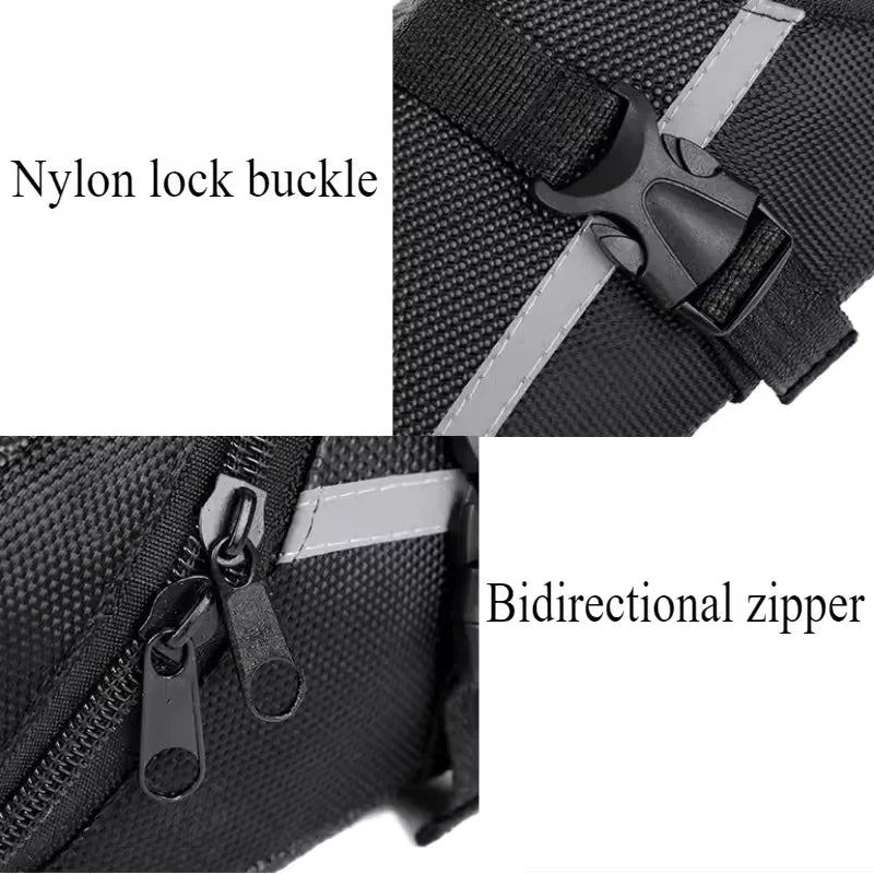 Bicycle Saddle Bag Rainproof Cycling Seat Tail Pouch Storage Accessory - 9