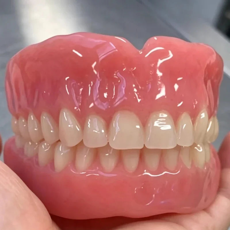 Silicone Fake Teeth Cosmetic Dentures Removable Smile Enhancer