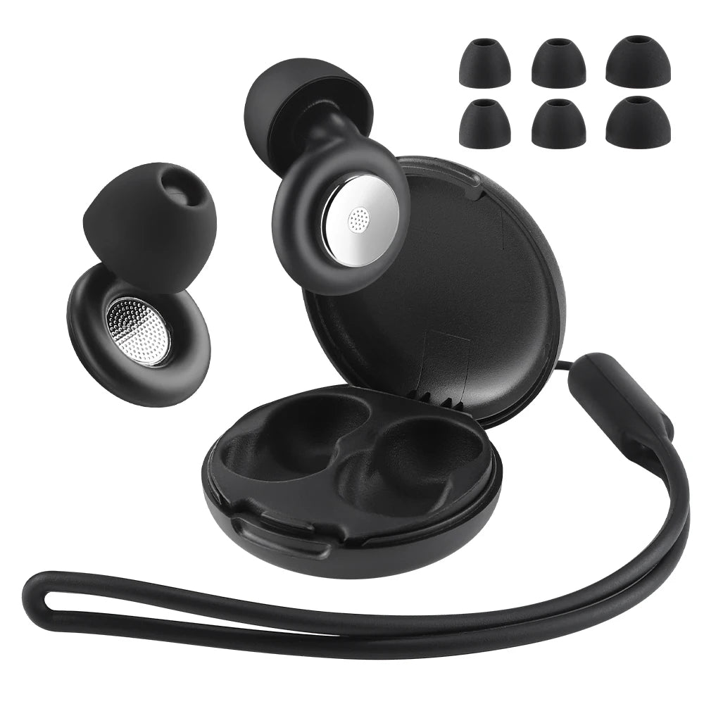 Noise-Canceling Sleep Earplugs Reusable Silicone Ear Plugs