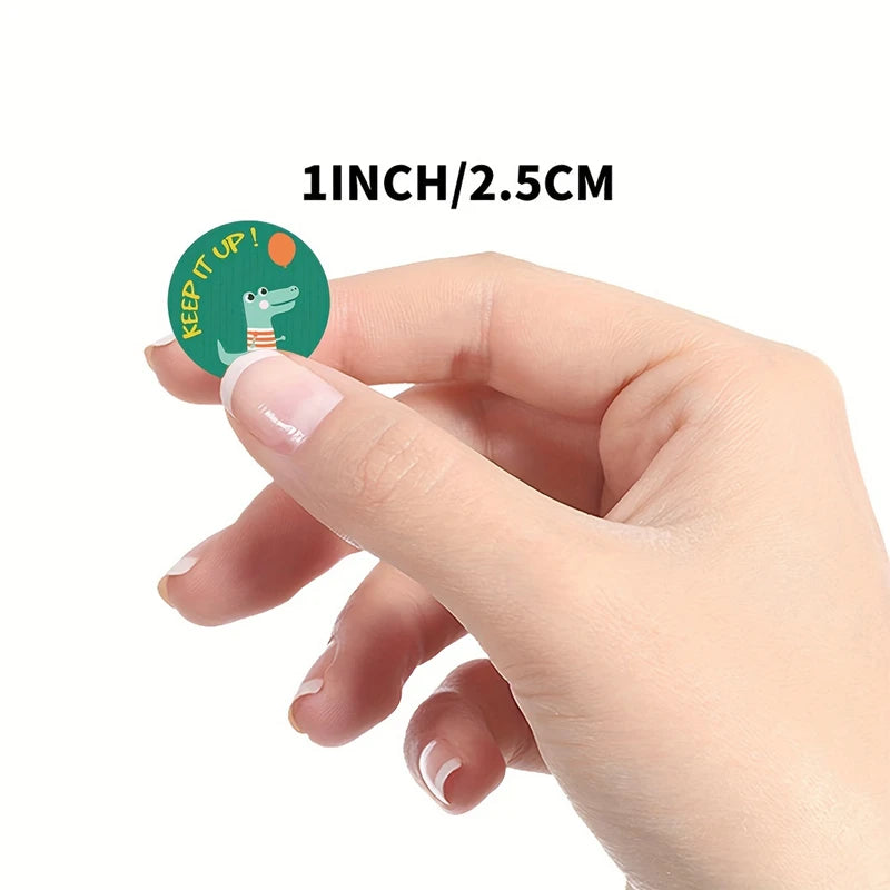 500pcs Animal Reward Stickers for Teachers and Students Roll Labels - 6