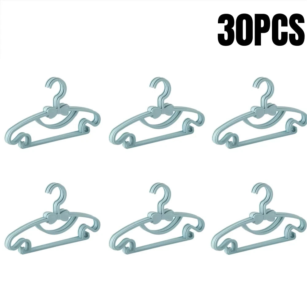 Non-Slip Baby Hangers Kids Clothes Storage Organizers for Wardrobe - 27