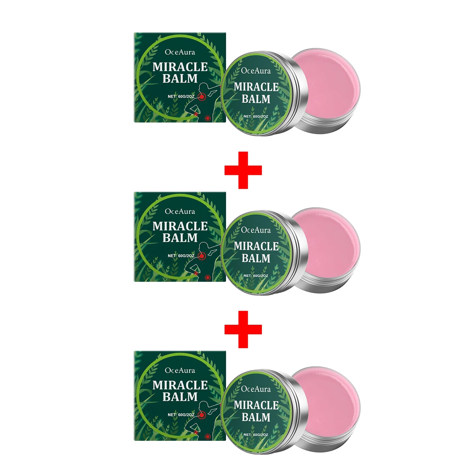 OceAura Herbal Body Massage Balm Miracle Muscle & Joint Relief Cream - 13