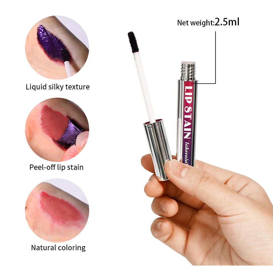 Peel Off Lip Stain Long Lasting Transfer Proof Tint Kit