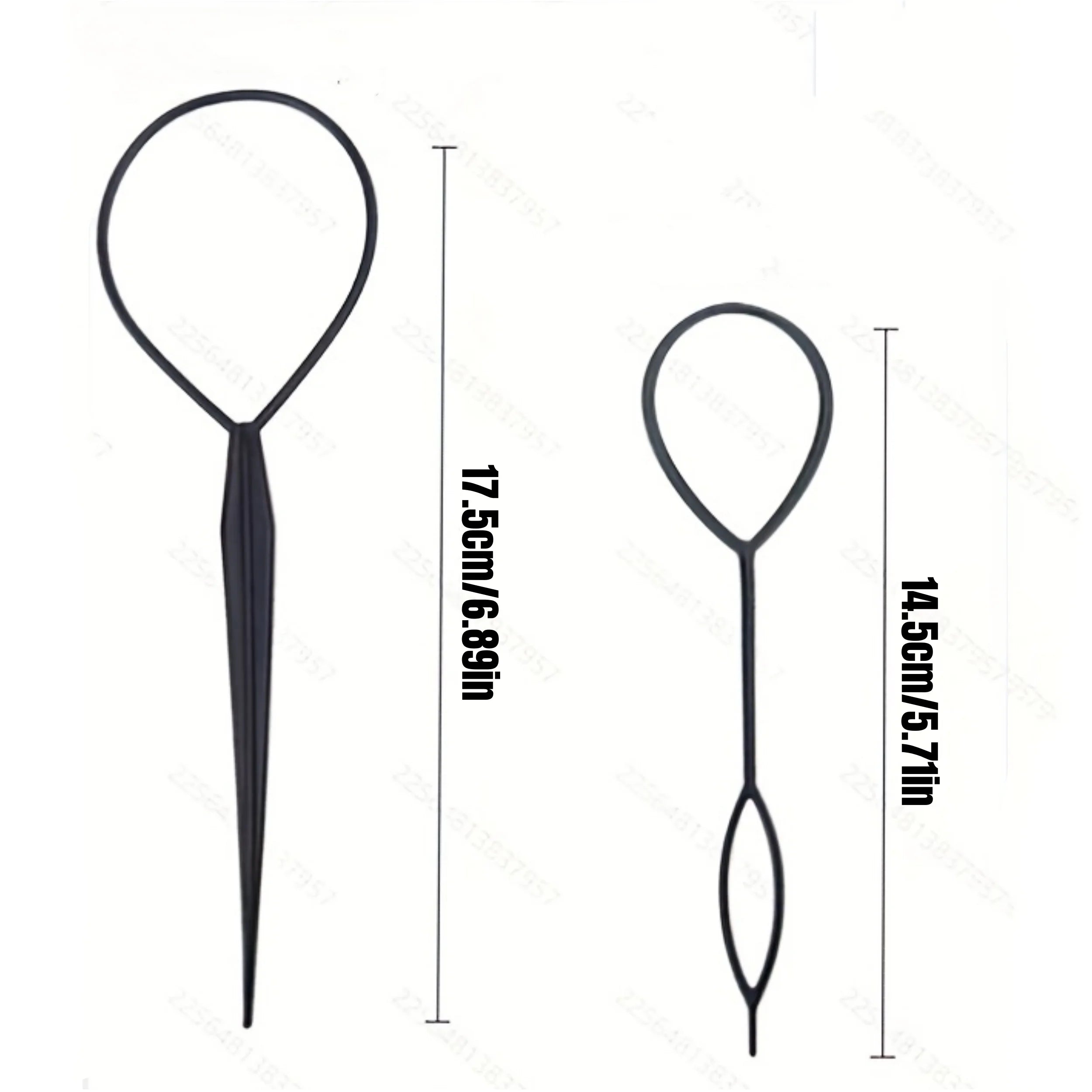 Topsy Tail Hair Braiding Tool Ponytail Maker Styling Accessory Set - 6