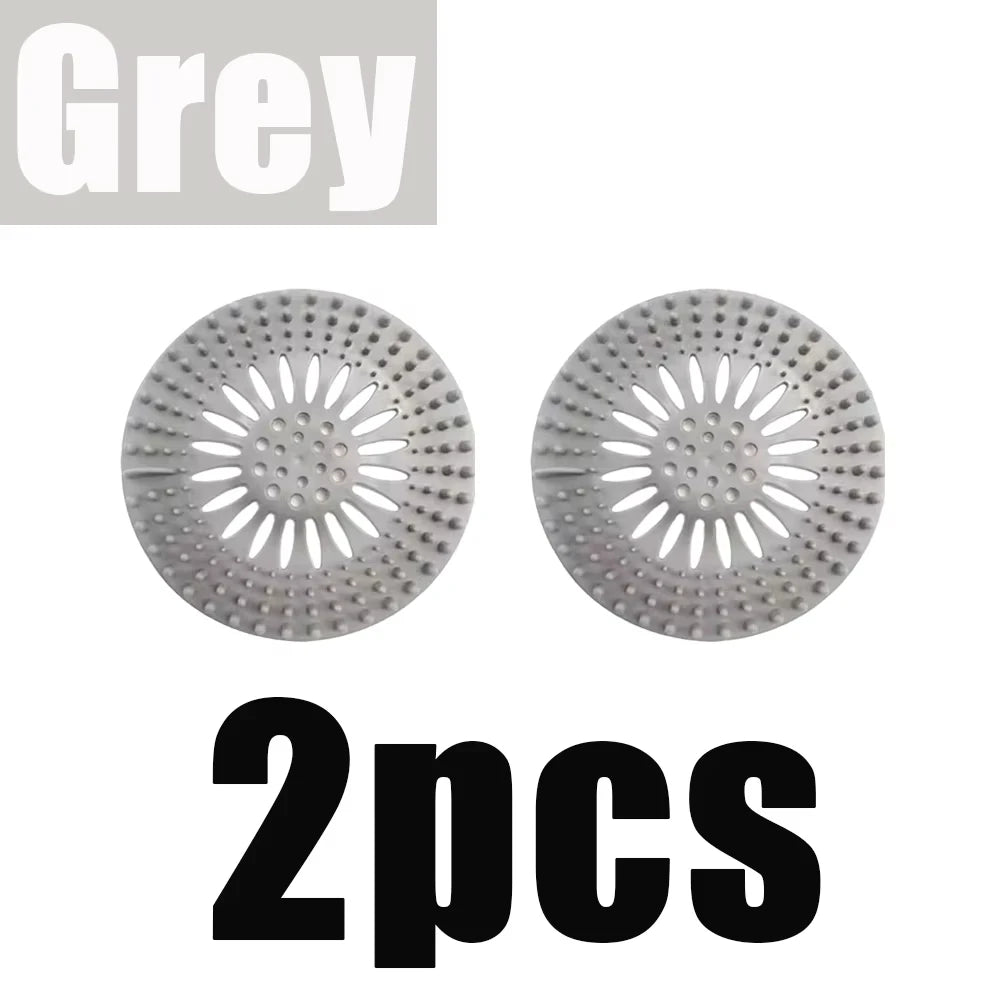 Silicone Sink Strainer Hair Catcher Drain Protector for Shower Bathtub