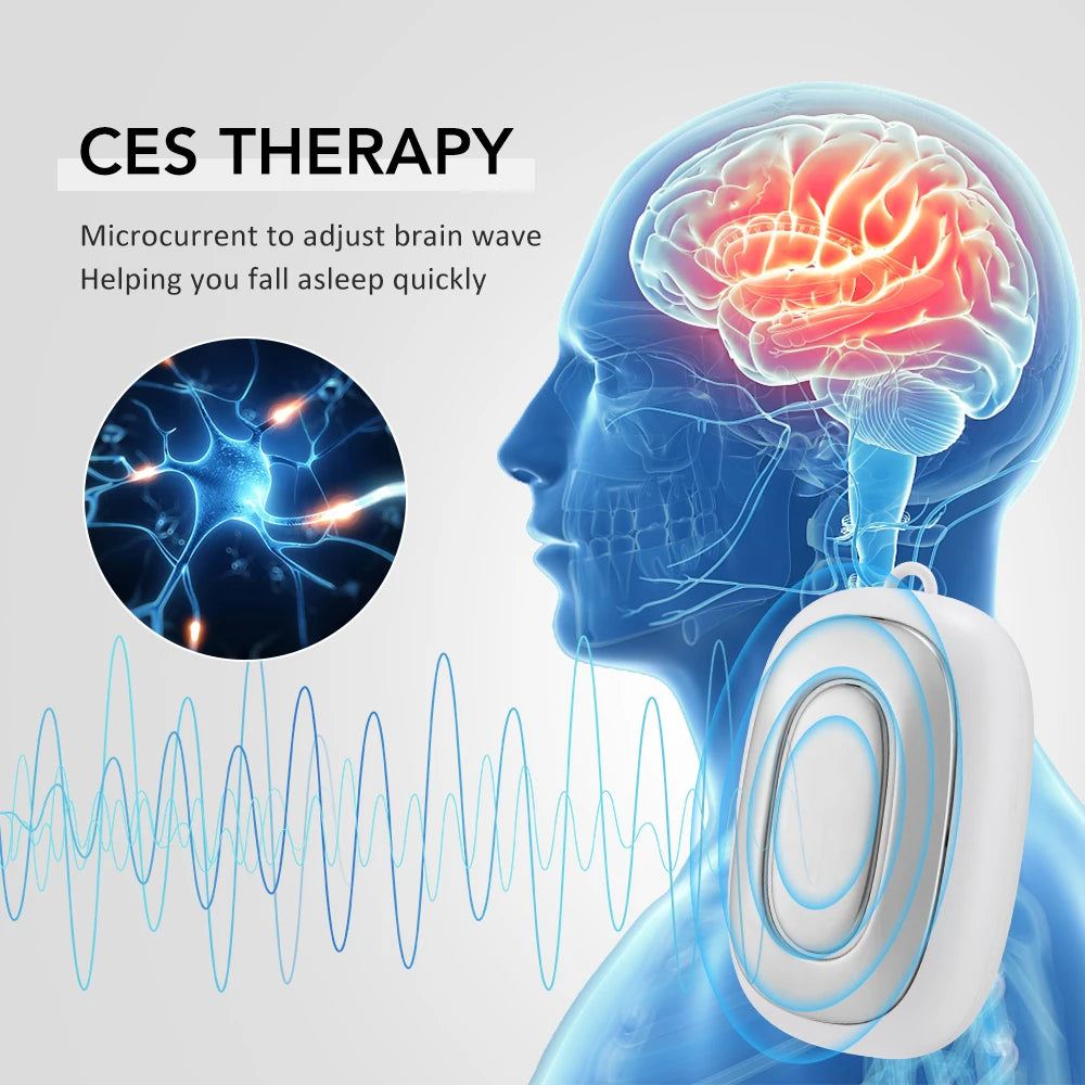 Handheld CES Sleep Aid Device Insomnia Relief Palm Massager - 3