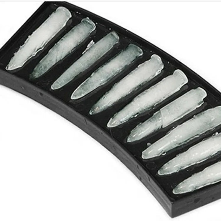 Bullet Ice Cube Tray Silicone Mold for Whiskey Cocktails and Parties - 11