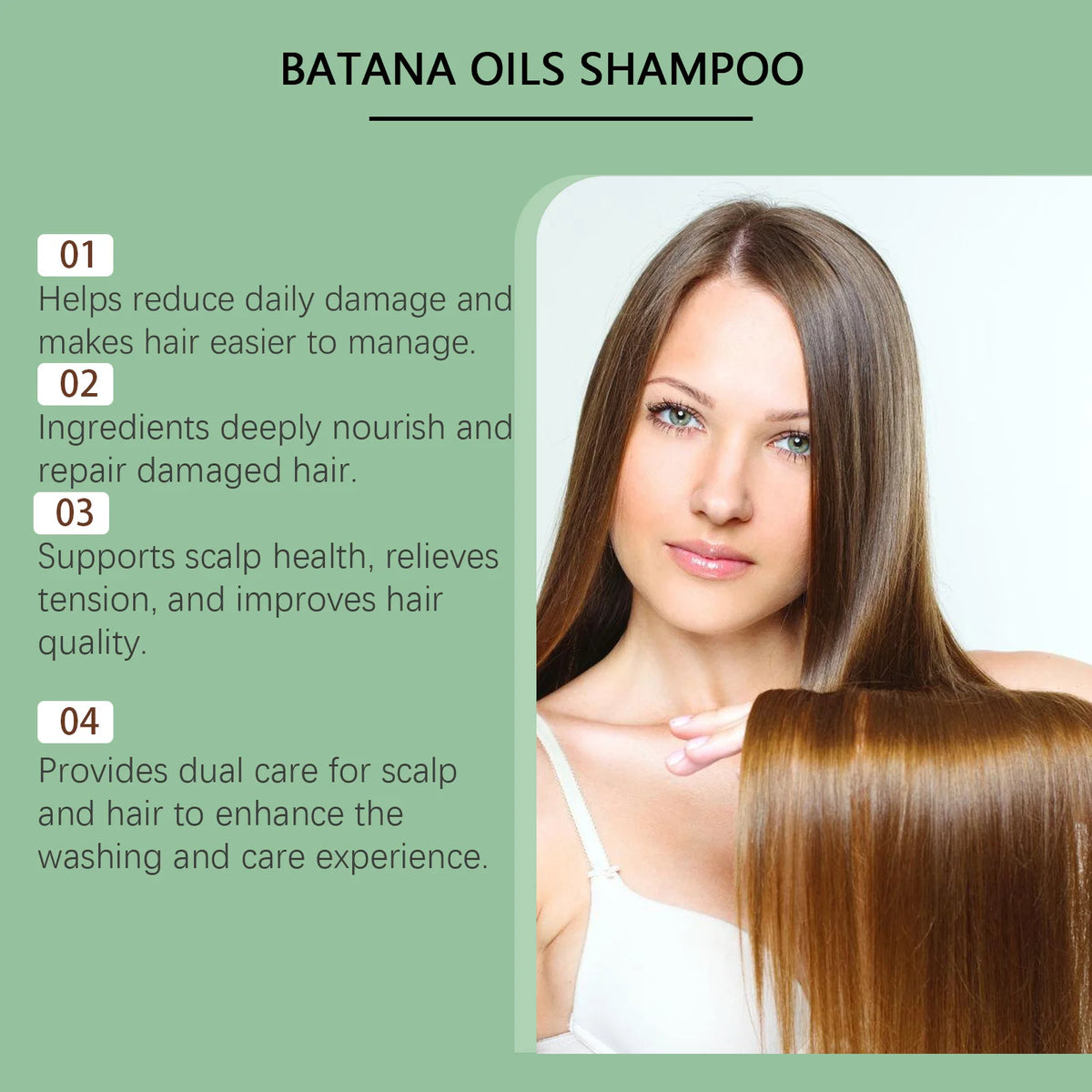 Batana Oil Hair Growth Shampoo Repair Treatment