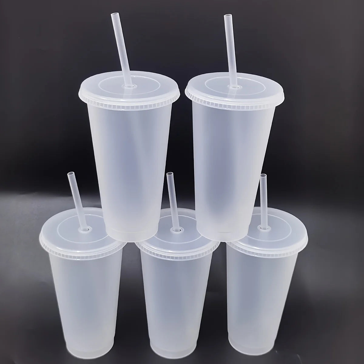 Reusable Glitter Tumbler Cups with Lids and Straws for Party Drinks - 13