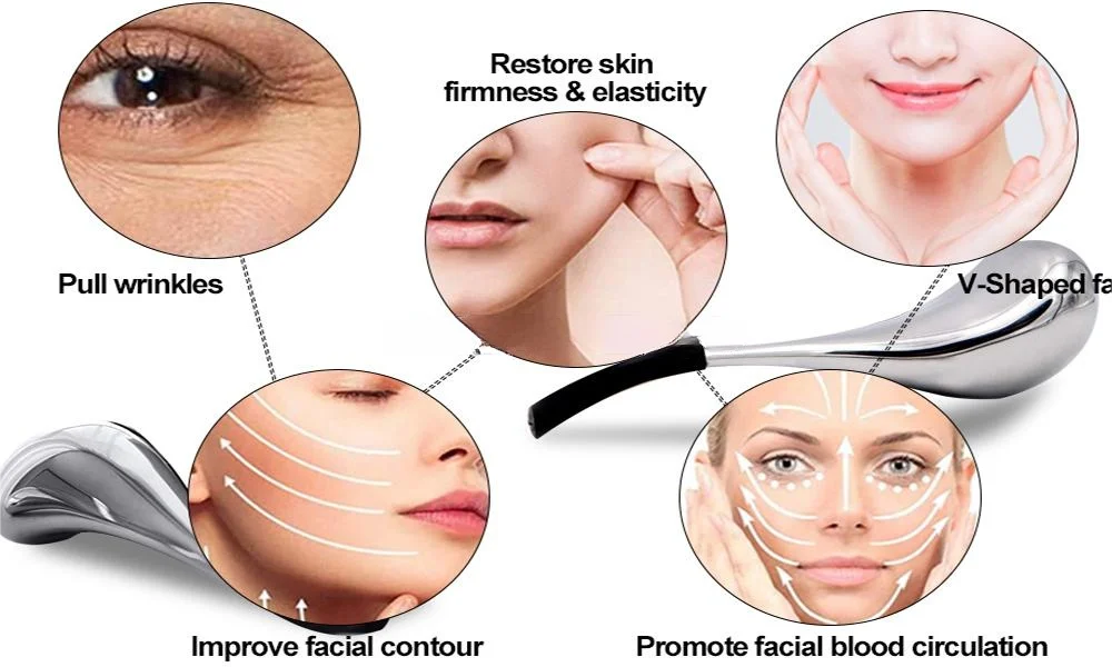 Stainless Steel Ice Globes Facial Cryo Sticks Cooling Roller - 10