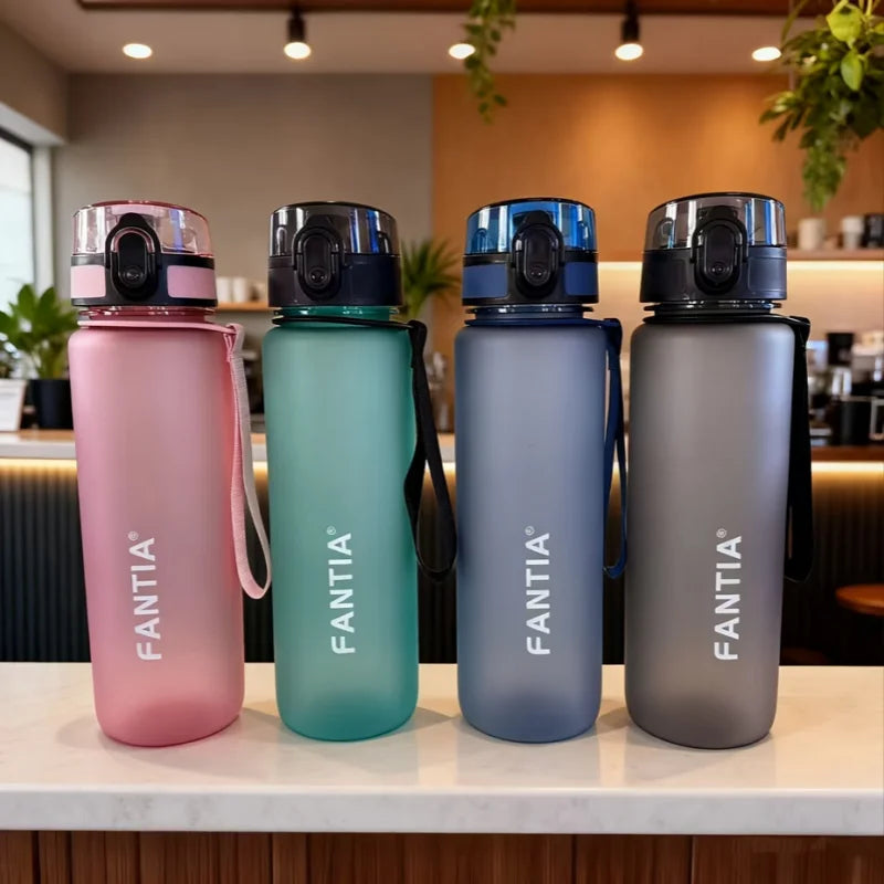 Fantia 700ml Portable Sport Water Bottle Reusable BPA Free Matte Flask