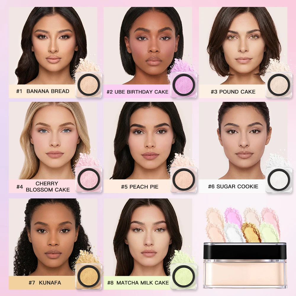 Matte Loose Setting Powder Oil Control Waterproof Face Makeup