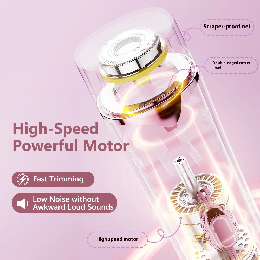 2 in 1 Dual Head Women Electric Razor Bikini Trimmer