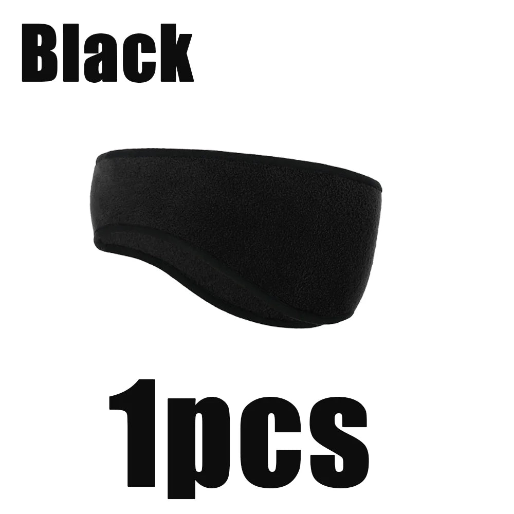 Warm Fleece Earmuffs Headband Unisex Windproof Winter Sports Ear Warmer
