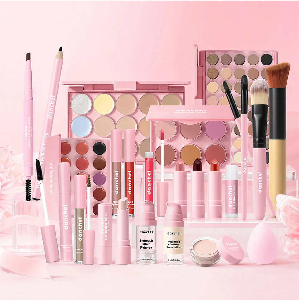 All In One Makeup Kit Full Cosmetics Set Palette Brush Gift - 20