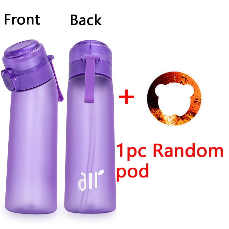 800ml Scented Water Bottle Portable Flavor Pod Sports Hydration Cup