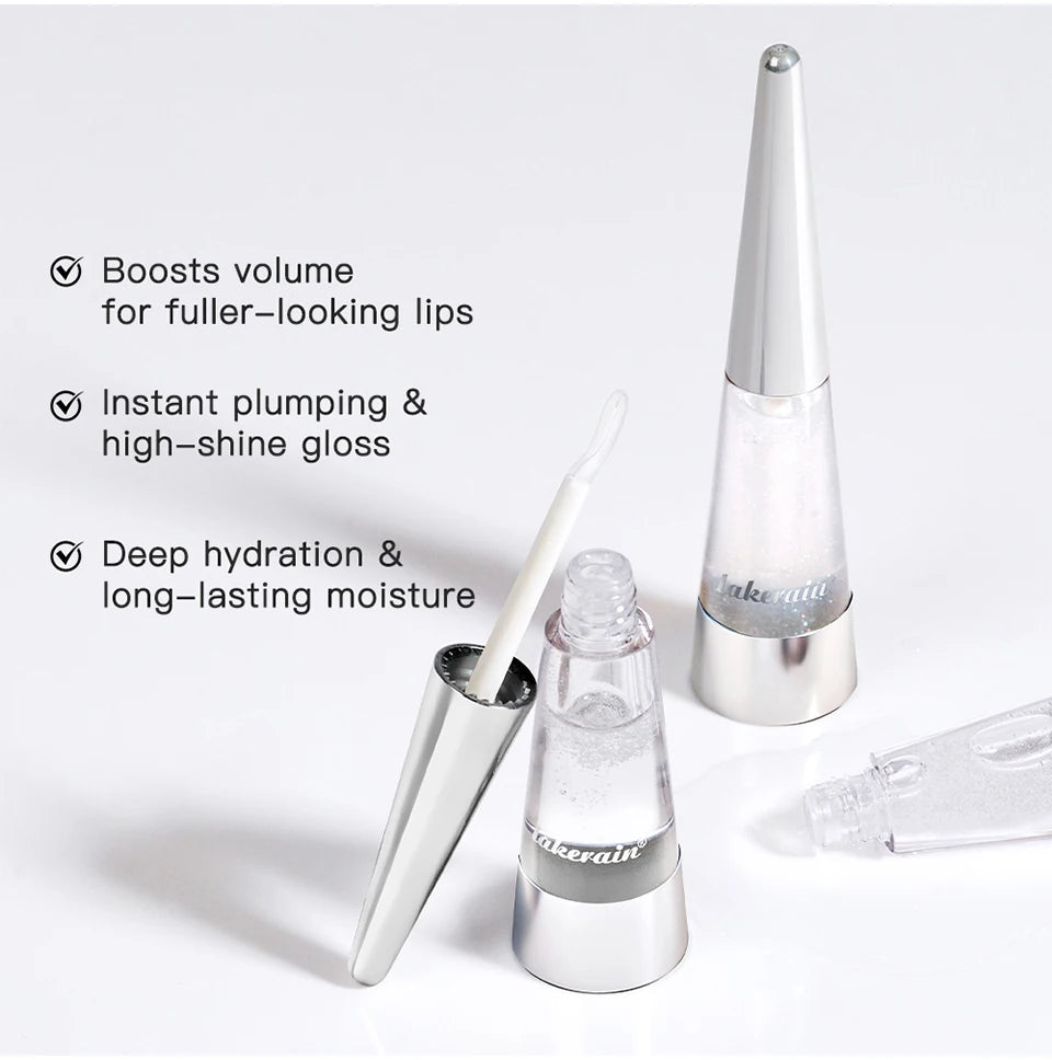 Instant Plumper Lip Gloss High Shine Moisturizing Lip Serum