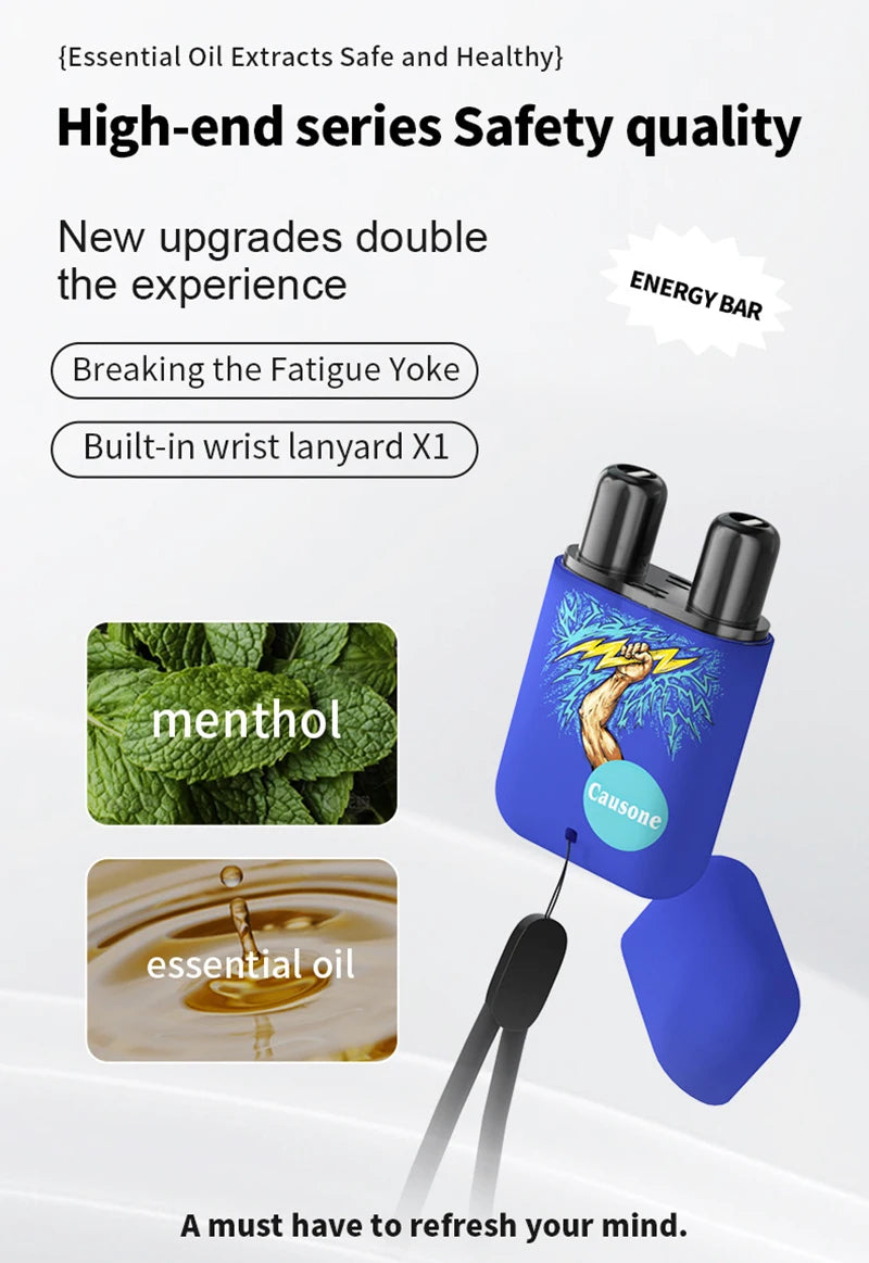 Double Hole Nasal Inhaler Energy Stick Aromatherapy Bar