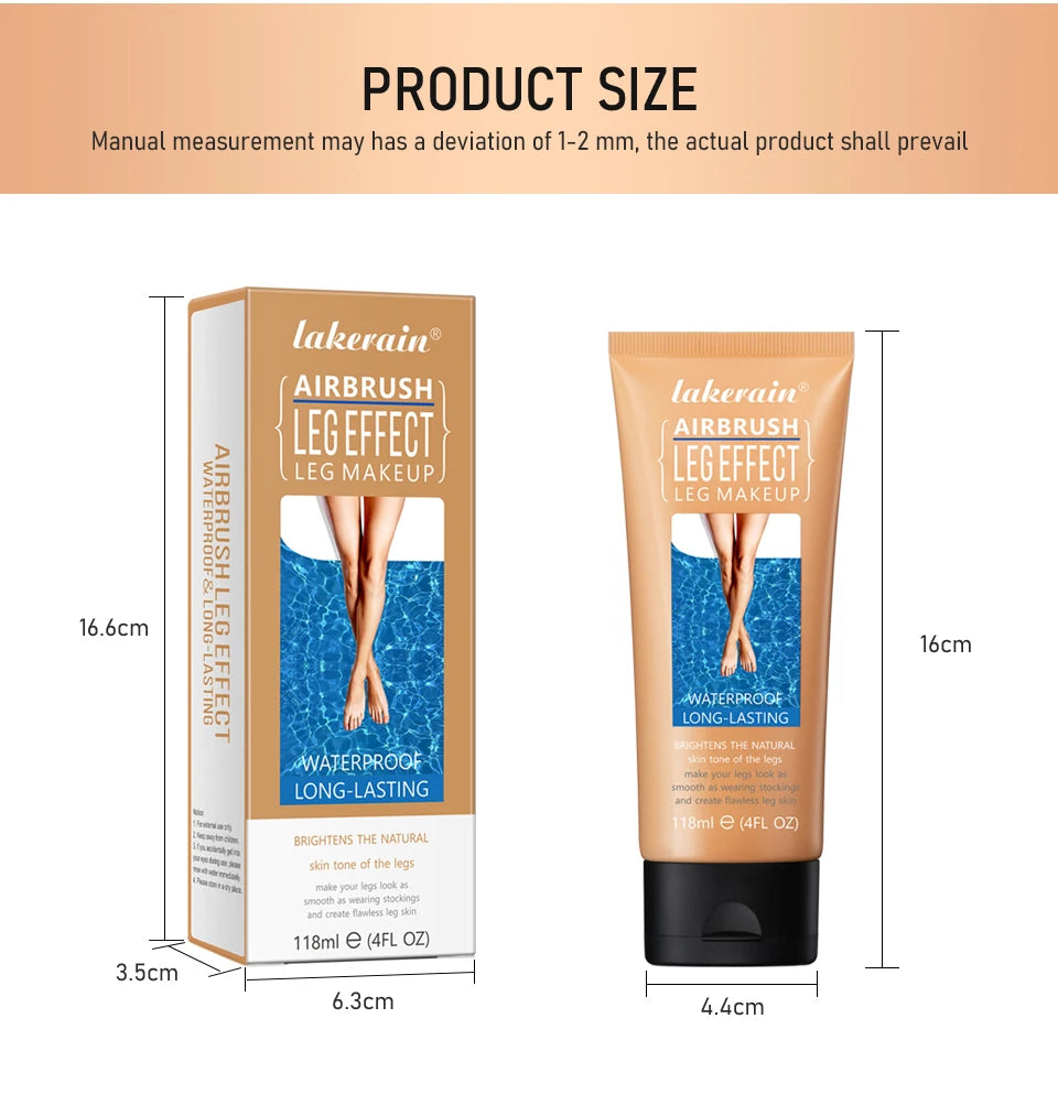 Waterproof Leg Makeup Body Foundation and Concealer - 16