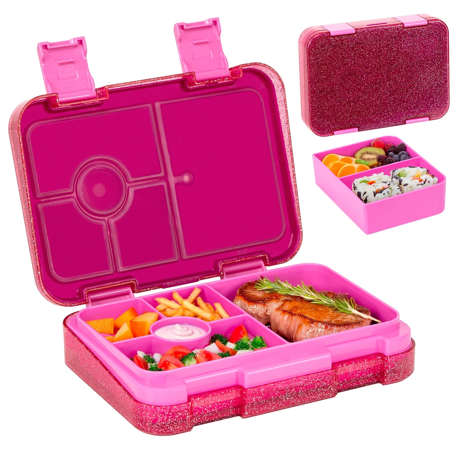 1100ml Leakproof Bento Lunch Box Microwavable Tritan Food Container - 43