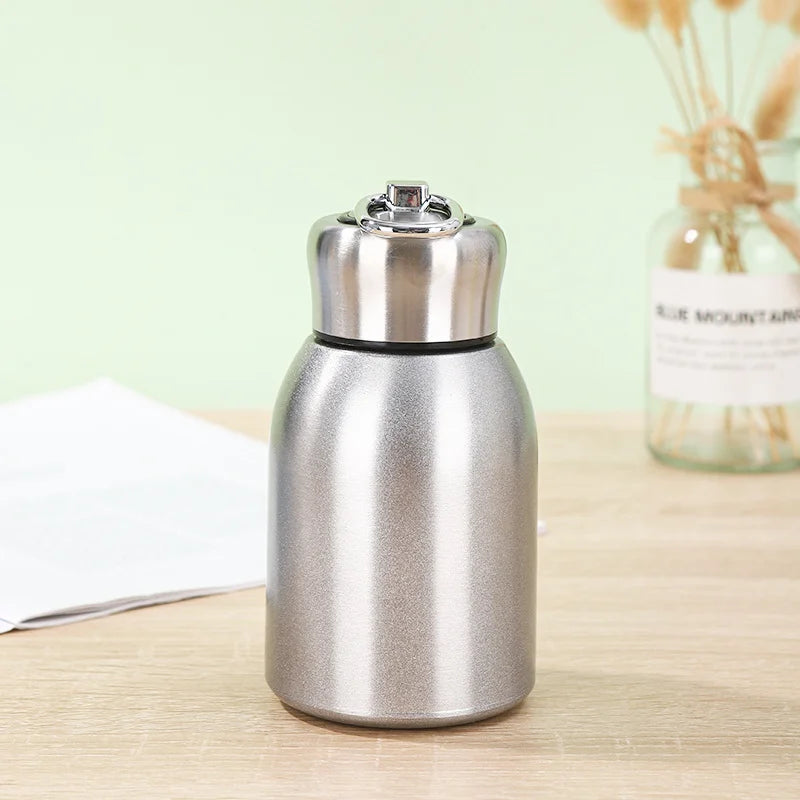 Mini Stainless Steel Vacuum Insulated Water Bottle Travel Coffee Flask - 9