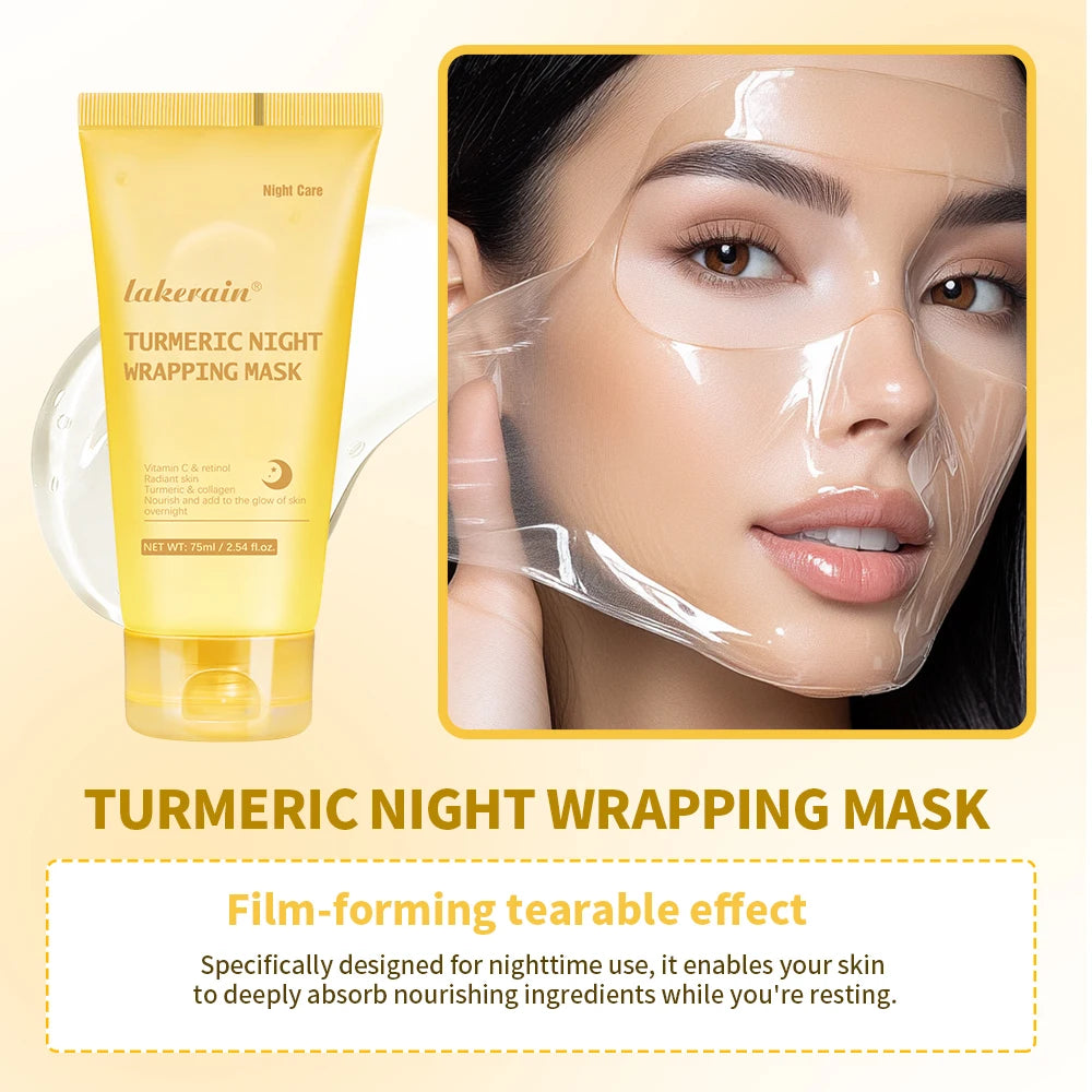 Turmeric Collagen Overnight Peel Off Sleeping Mask - 4