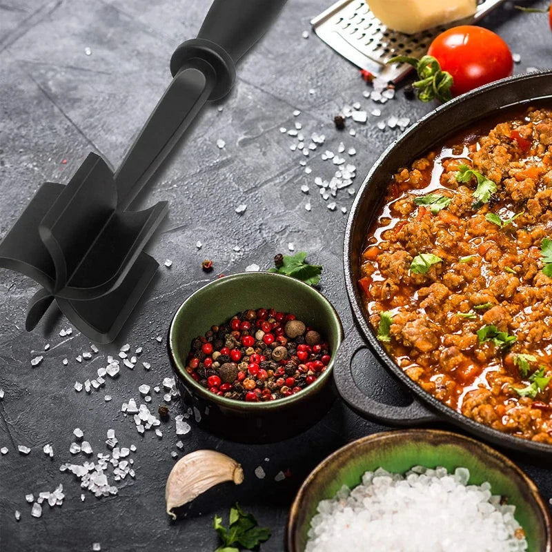 Handheld Meat Chopper Masher Ground Beef Smasher Kitchen Tool