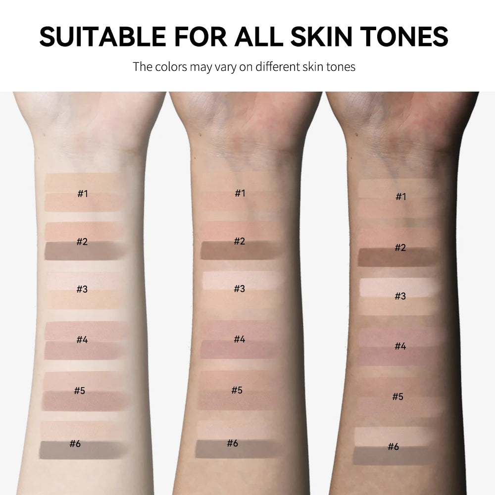 Two-Color Eyebrow Powder Long Lasting Contour and Nose Shadow Makeup
