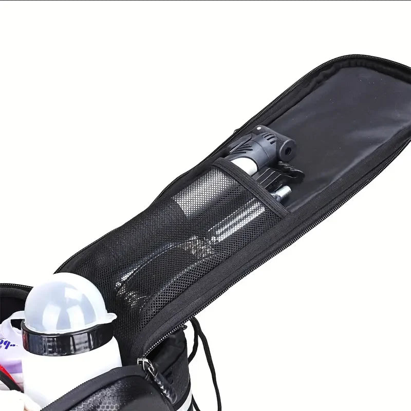 RZAHUAHU Waterproof Bicycle Rear Rack Bag 10L MTB Bike Tail Storage Pack