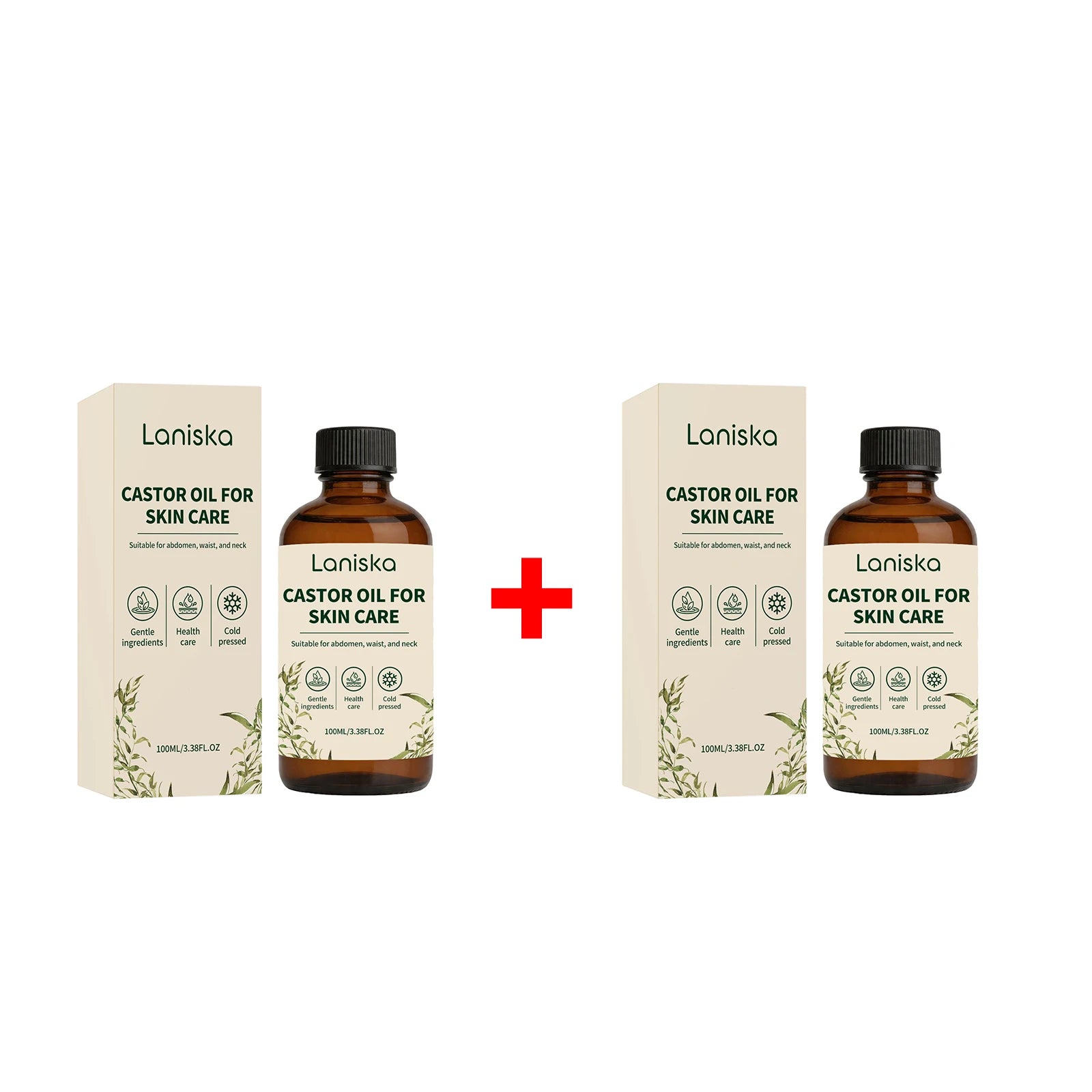 Laniska Cold Pressed Castor Oil for Skin Hydration and Body Massage Care - 15