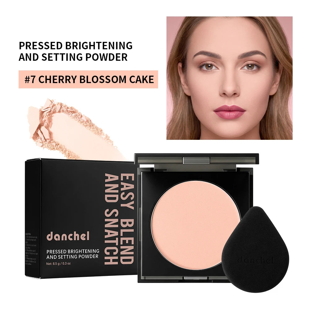 Soft Matte Pressed Powder Oil Control Setting Powder Face Makeup - 21