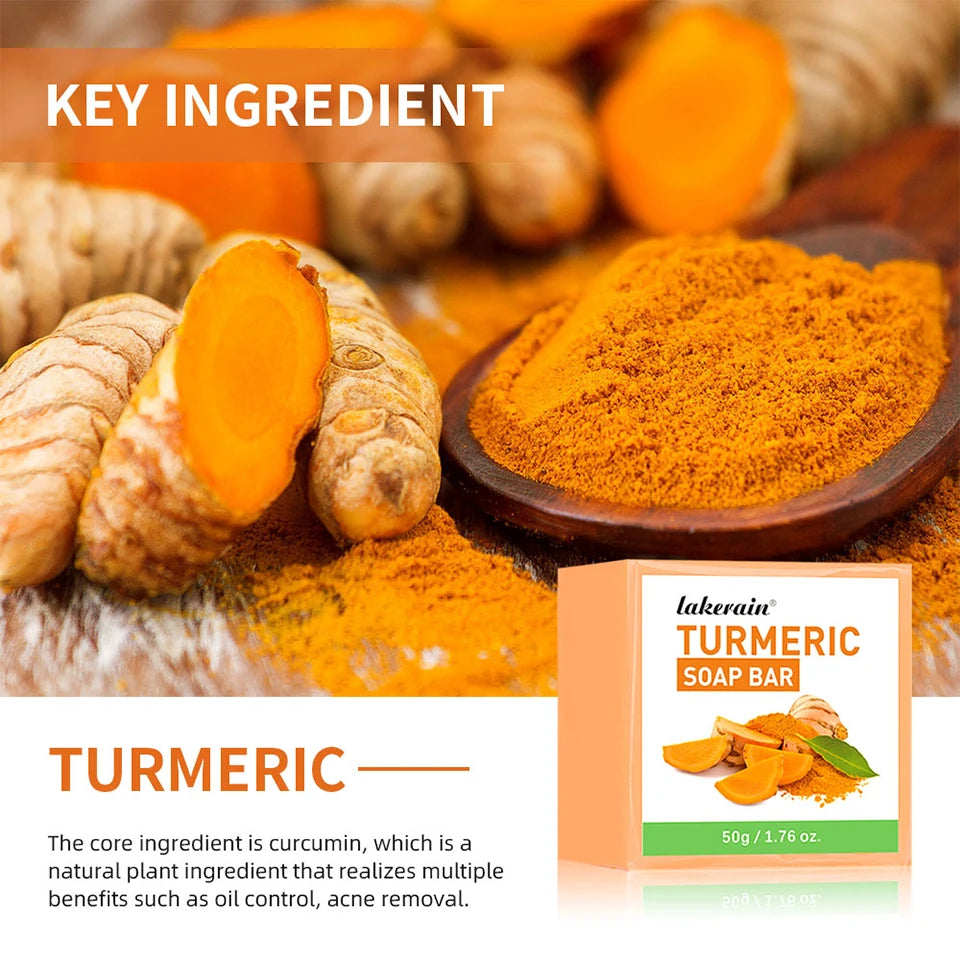 Turmeric Lemon Kojic Acid Soap Natural Skincare Bar