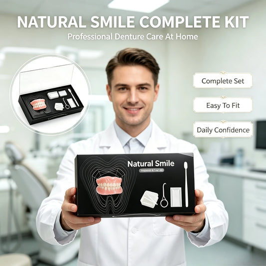 Soft Silicone Reline Dentures Full Set Upper And Lower False Teeth