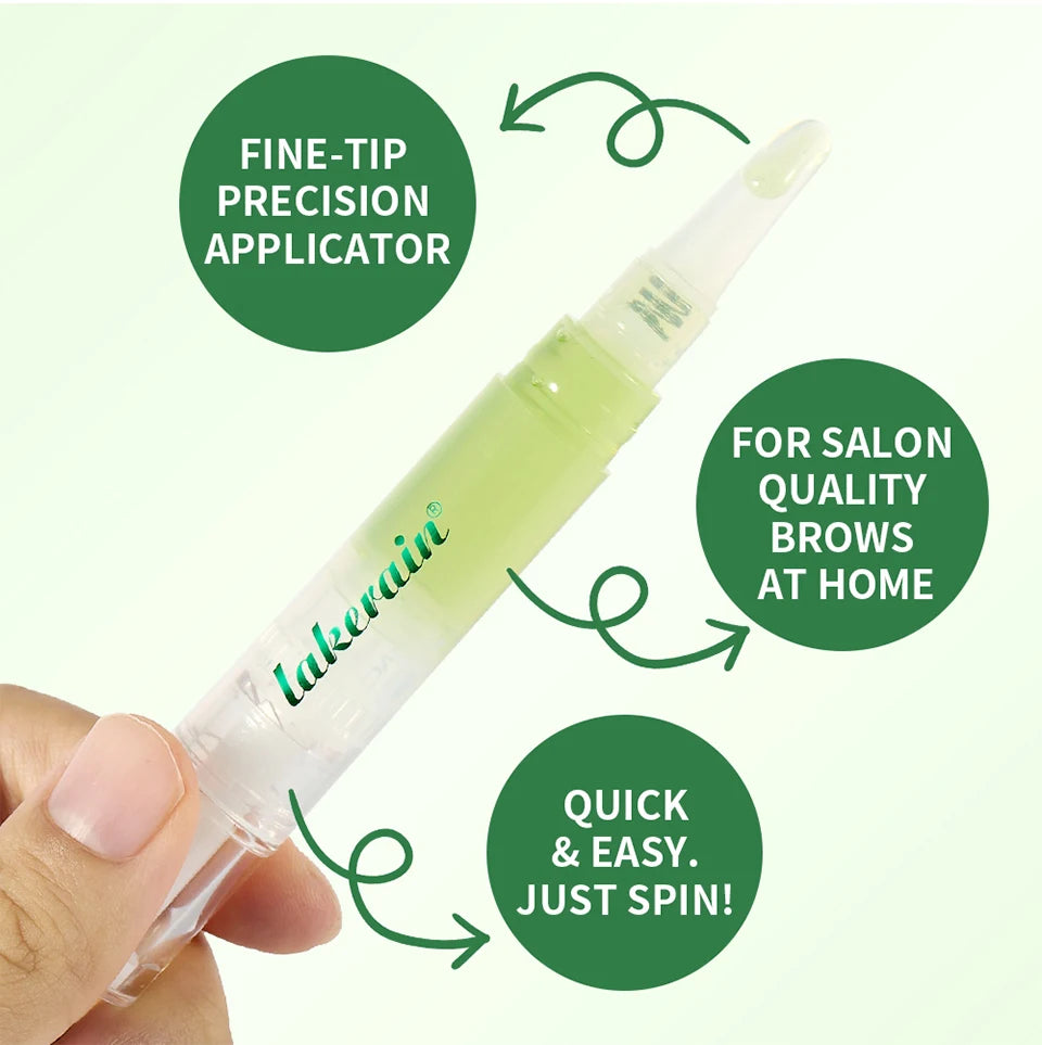 Eyebrow Wax Wand Hair Removal Kit for Salon Quality Brows at Home - 12