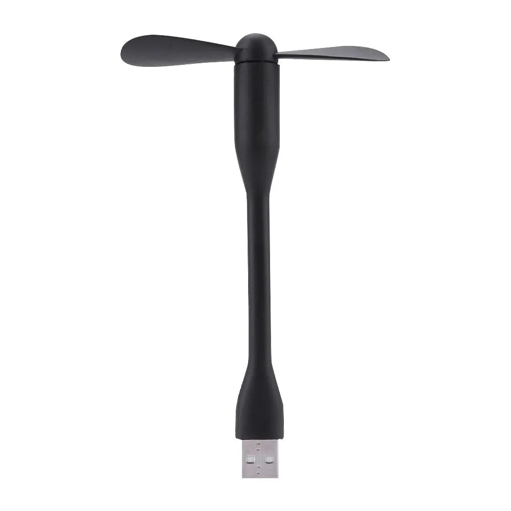 Portable Mini USB Fan Flexible Cooling Gadget for Laptop and Power Bank