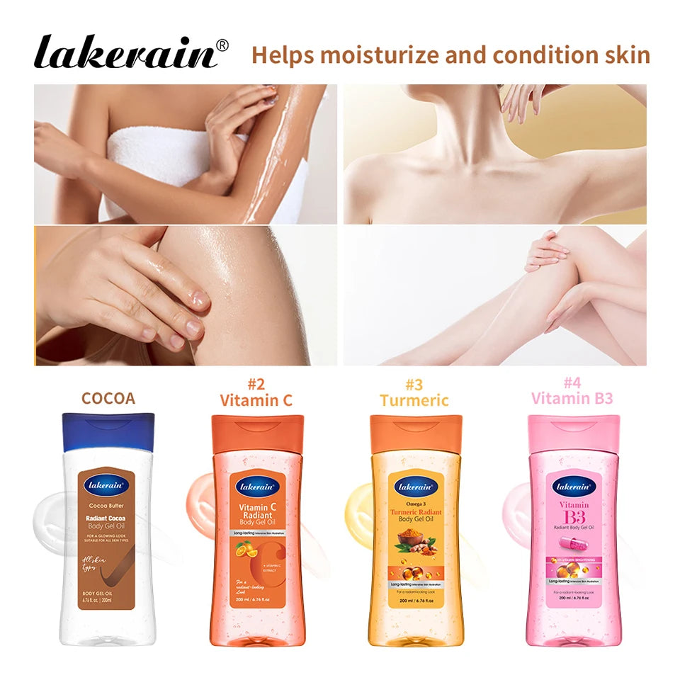 Lakerain Vitamin C Body Treatment Oil Gel Moisturizer - 7
