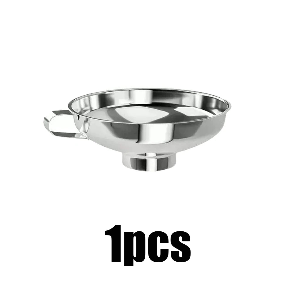 Stainless Steel Wide Mouth Canning Funnel for Kitchen Liquid Jar Filling