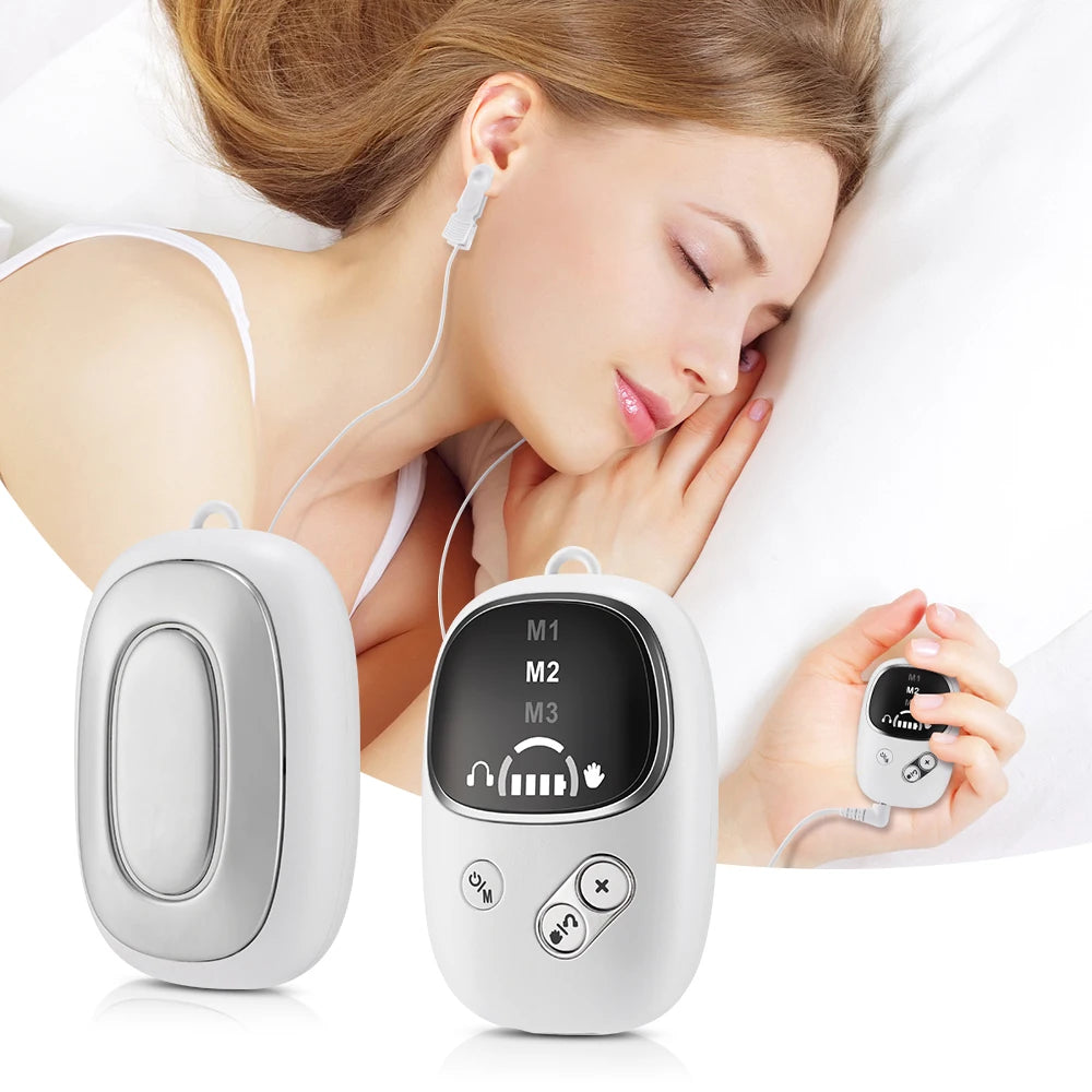Handheld CES Sleep Aid Device Insomnia Relief Palm Massager - 27