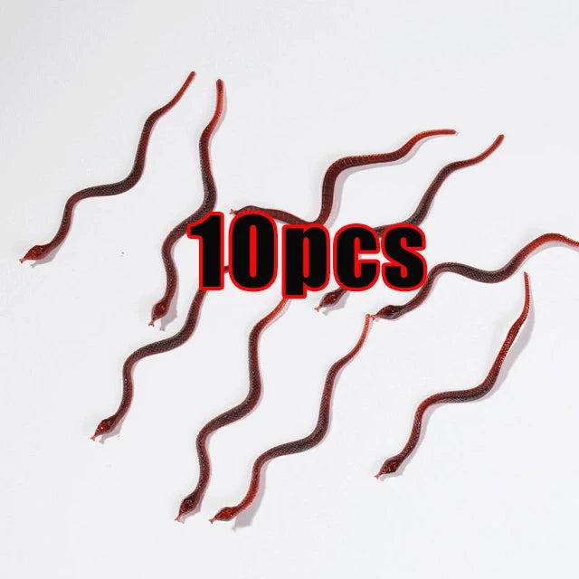 50pcs Realistic Fake Bug Prank Set Halloween Party Decor Props