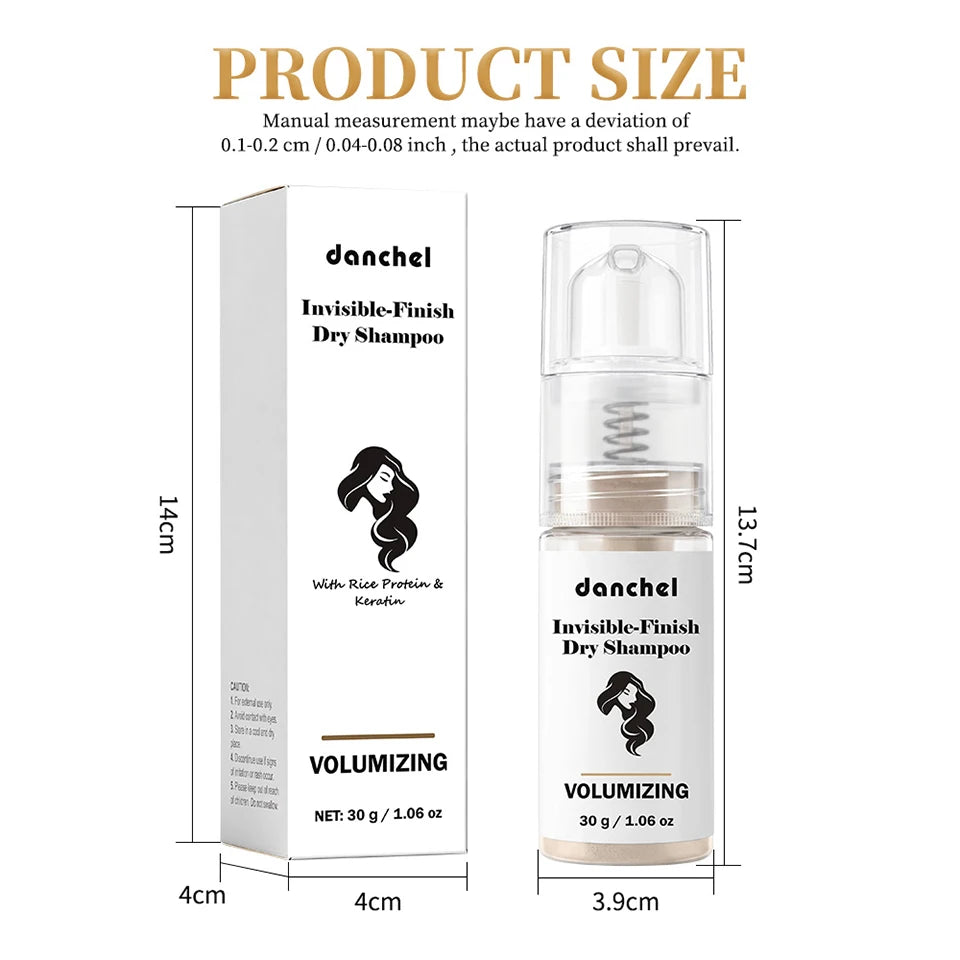 Dry Shampoo Powder Instant Oil Absorbing Hair Styling Powder
