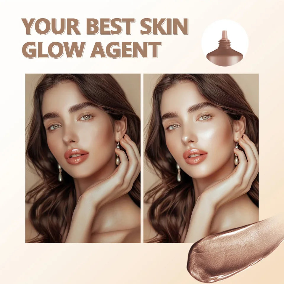 Glowing Liquid Foundation Moisturizing Highlighter Makeup Base